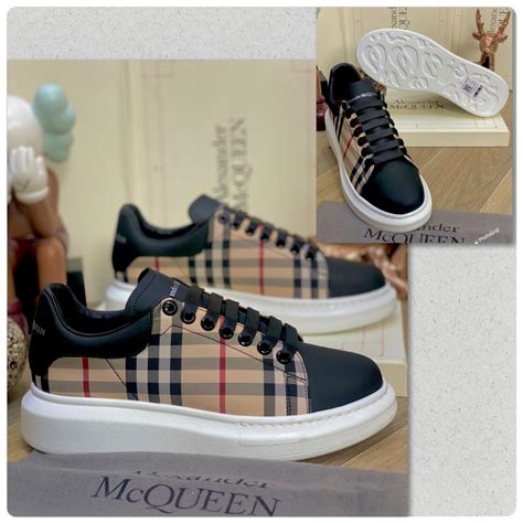 alexander mcqueen burberry shoes|Alexander McQueen leather shoes.